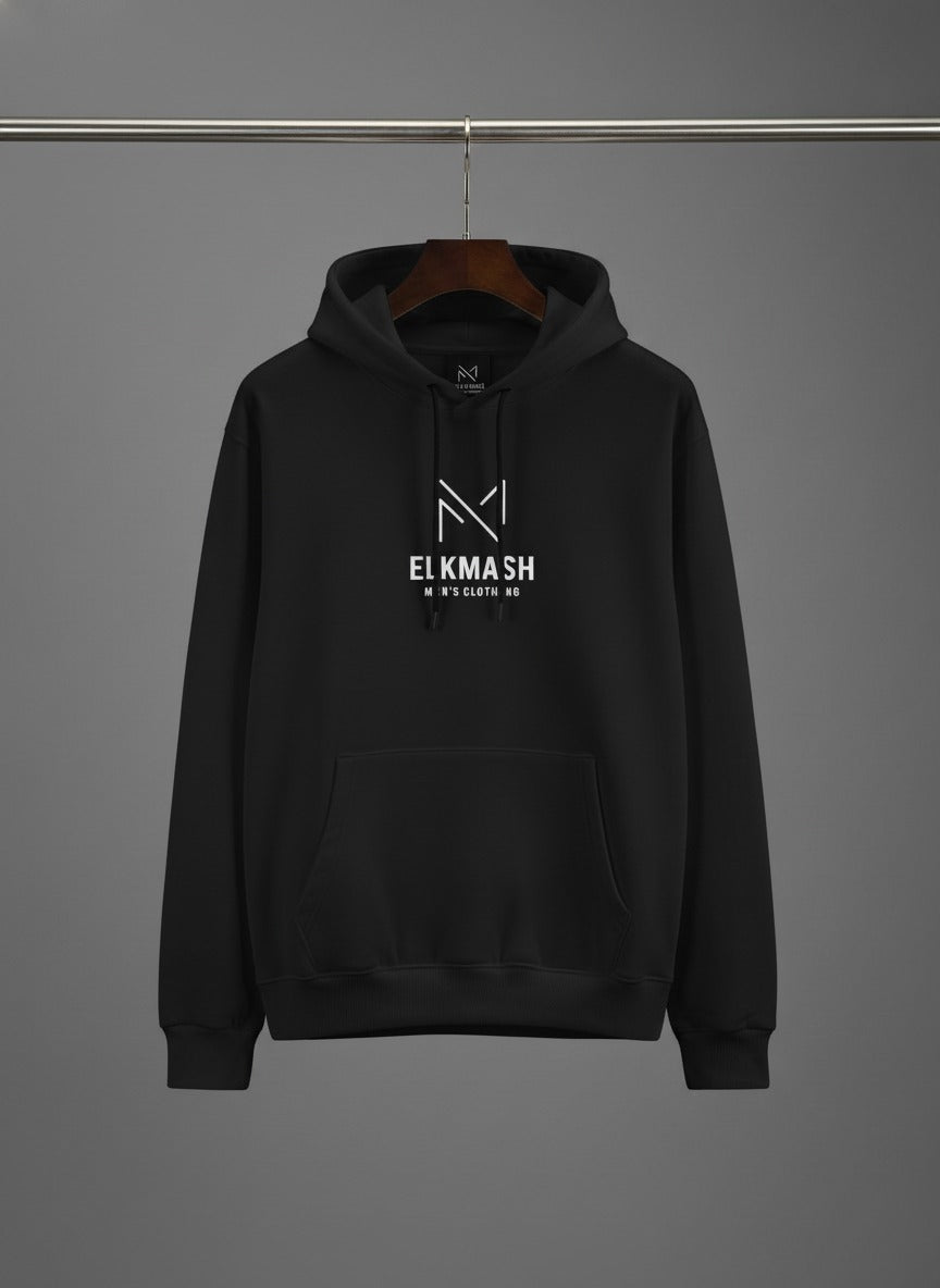 هودى شبابى قطن اللون الاسود